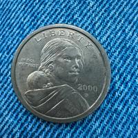 un dollaro Sacagawea del 2000