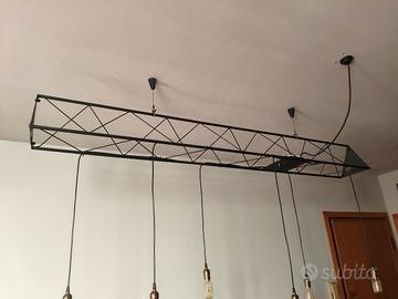 targetti traliccio lampada faretti 