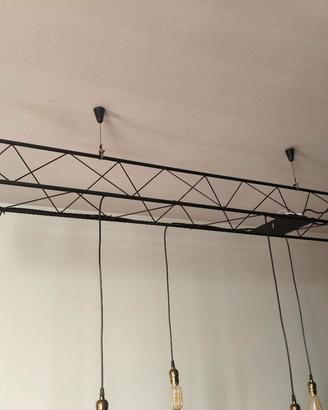 targetti traliccio lampada faretti 