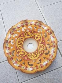 Coppe per lampadari in ceramica di Caltagirone