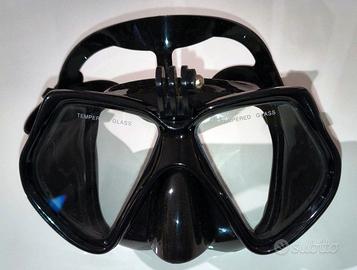 Maschera sub con attacco Action Cam