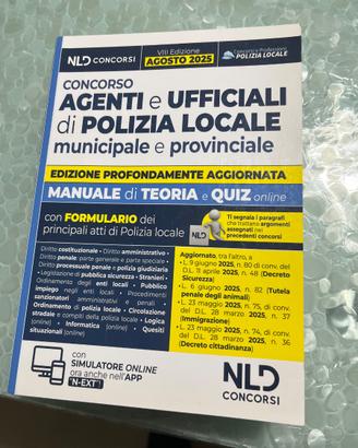 Libro per il concorso di polizia provinciale