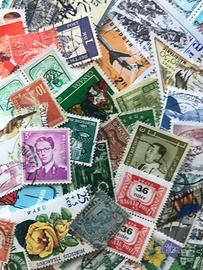 DIECIMILA francobolli mondiali LOTTO 10.000 10000