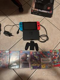 🎮 Nintendo Switch + 6 giochi – Bundle