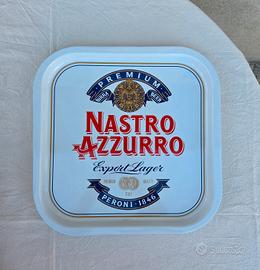 Vassoio quadrato Birra Nastro Azzurro Premium E.L.