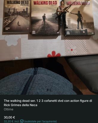 The walking dead ser. 1 2 3 cofanetti dvd + action