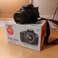 Canon EOS 1300d + borsa e accessori