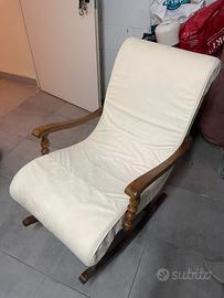 Sedia a dondolo antica