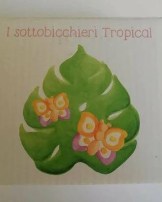Sottobicchieri thun foglia