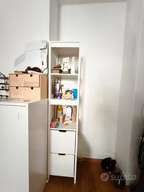 Mobiletto bianco arredo camera/bagno