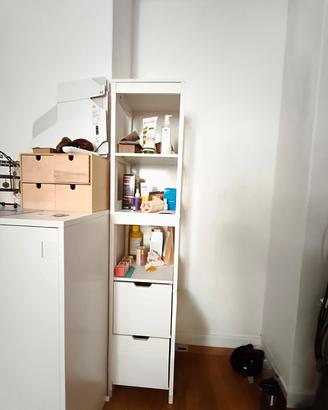 Mobiletto bianco arredo camera/bagno