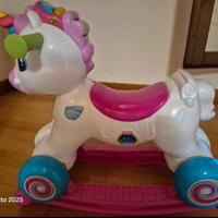 Unicorno Clementoni a dondolo bilingue