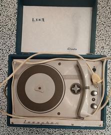 giradischi valigetta vintage