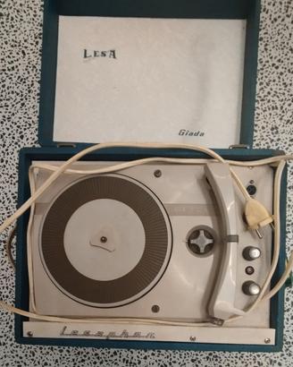 giradischi valigetta vintage