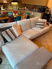 Divano Grigio con penisola Maison du monde