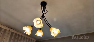 lampadario a 5 bracci