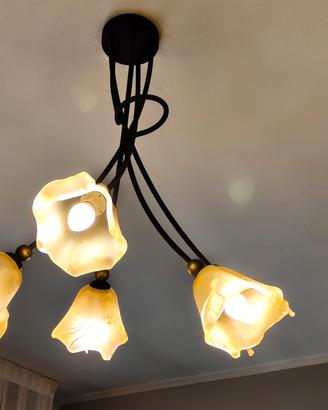 lampadario a 5 bracci