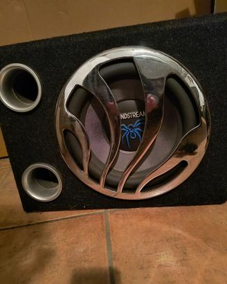 sub pssivo + ampli 4 canali + autoradio alpine