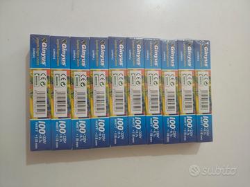 Lotto da 10 Lampadine Alogene R7s 118mm - 100W