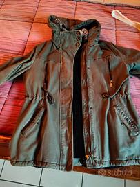 parka donna verde militare Yes zee