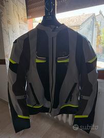 Giacca moto donna con protezioni + paraschiena