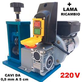 Spellacavi 220V sguaina cavi spelacavi spellafili