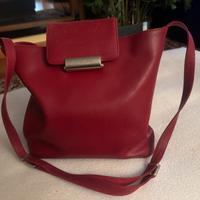 Borsa in pelle Mandarina Duck tracolla bordeau