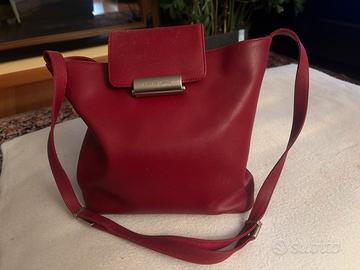 Borsa in pelle Mandarina Duck tracolla bordeau
