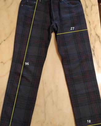 Pantaloni lana, motivo tartan. Bardelli  (18)