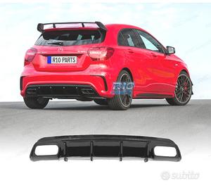 DIFFUSORE MERCEDES CLASSE A W176 AMG 12-18 LOOK A4