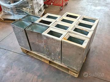 cestini inox porta rifiuti usati