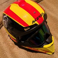 Casco motocross enduro Acerbis + maschera