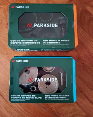 Set 12 frese a tazza Parkside multi materiale