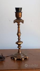 Lampada candelabro di metallo