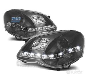 FARI PER VOLKSWAGEN VW POLO 9N3 05-09 LUCE DIURNA 