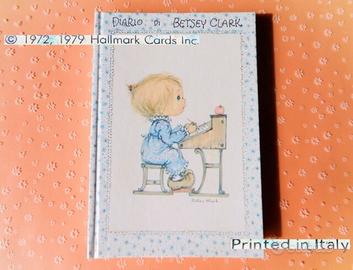 🌈 VINTAGE 1970 80 Betsey Clark DIARIO collezione