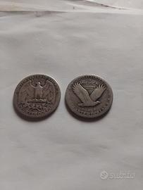 Monete argento Usa 1926 D e  1936