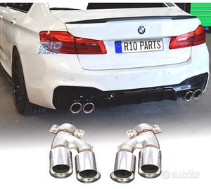 TERMINALI SCARICO BMW G30 G31 17-20 LOOK M5 ARGENT