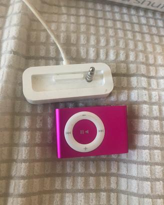 IPod Shuffle rosa 1GB Apple con base