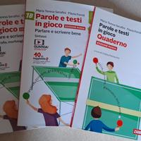 libro Parole e testi in gioco ed. rossa