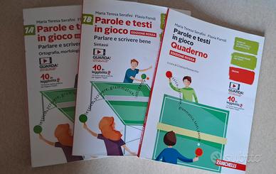 libro Parole e testi in gioco ed. rossa