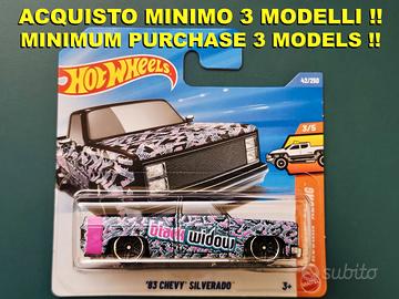 Hot Wheels '83 Chevy Silverado Black Widow