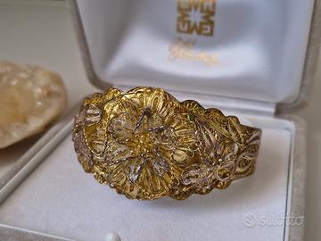 Bracciale sardo in filigrana d'argento