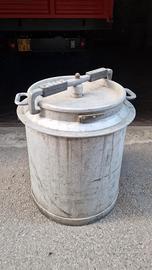 Pentolone in alluminio con coperchio a pressione