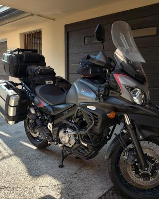 Suzuki V-Strom 650 + tris valigie + 2 borse
