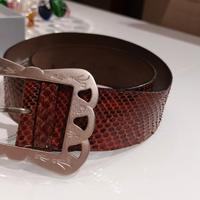 Blumarine Cintura con fibbia Pitone 