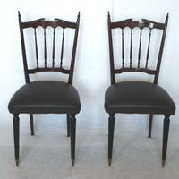 2 sedie  Chiavarine , anni 50