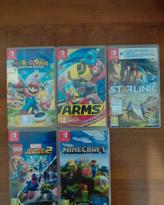 Lotto giochi Nintendo switch 