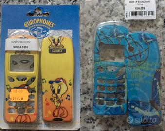 cellulari: 2 cover nuove compatibili Nokia 3210