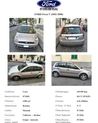 FORD Fiesta V - 2002 - 1.4 Benzina